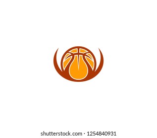 Basketball logo icon 