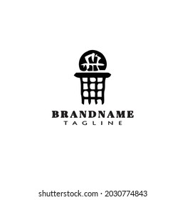 diseño de iconos de logotipo de baloncesto vectores modernos