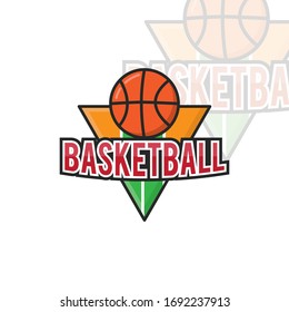 basketball logo and icon vector illustration