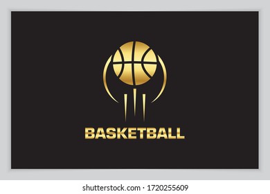 basketball logo and icon vector illustration design