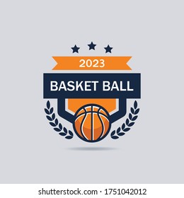 Basketball Logo und Symbol Vektorgrafik Design.