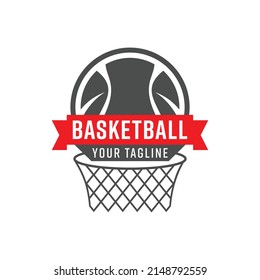 Basketball Logo Icon Vector Illustration