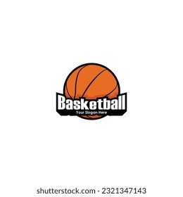 Basketball logo isolated vector graphics