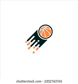 Basketball Logo. Orange Ball. Sport Icon. Symbol For Sports Store.