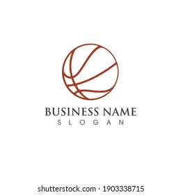 Basketballlogo und Vektorsymbol