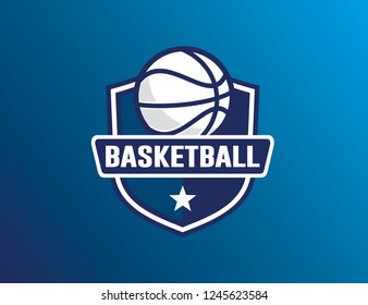 Basketball logo template