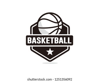 Basketball logo template