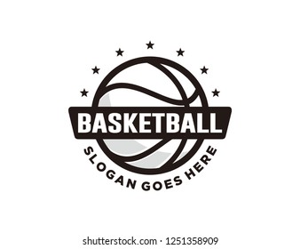 Basketball logo template