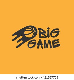 Basketball logo template design. Vector illustration.