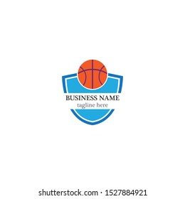 Basketball logo template illustration design