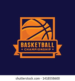 Basketball Logo Template Vector Illustration Stock Vector (Royalty Free ...