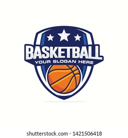 Basketball Logo Template Vector Illustration