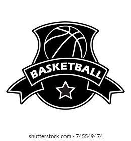 Basketball logo template,vector illustration