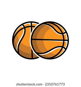 Plantilla de diseño vectorial del logotipo de baloncesto