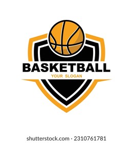 Basketball logo vector design template
