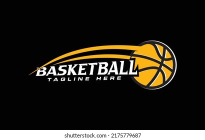 Basketball logo vector graphic for any business especially for sport team, club, community.