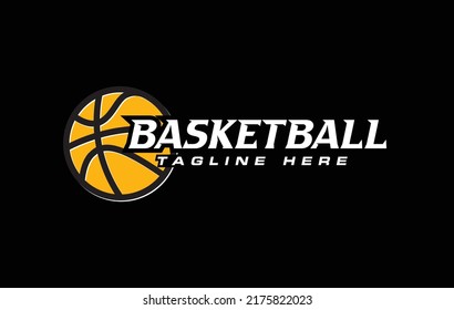 Basketball logo vector graphic for any business especially for sport team, club, community.