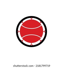 basketball logo vector illustration design