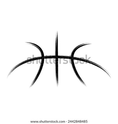 Basketball logo vector, Minimal basketball logo vector,