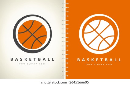 Basketball logo vector. Sport design
