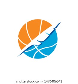 Basketball logo. vector logo template