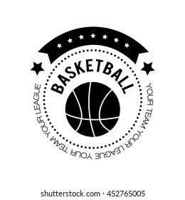 Basketball logo.Basketball emblem template. Basketball ball. Basketball logo template, badge, emblem, label. 