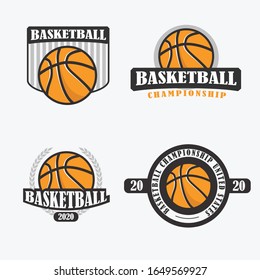 Basketball Logos American Logo Sports Stock Vector (Royalty Free ...