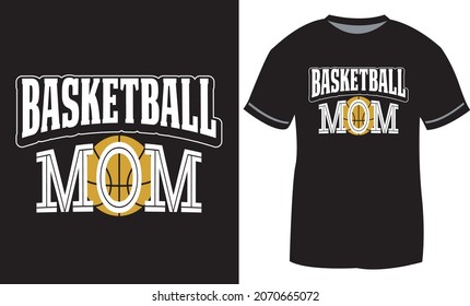 Basketball lover's t-shirt design, cool design in illustration, eps-10