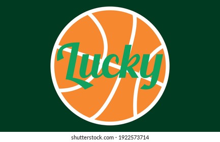 Basketball Lucky - St Patrick Vector And Clip Art