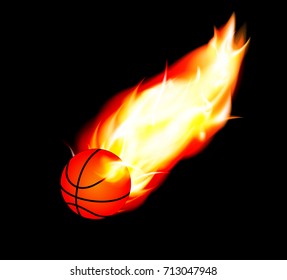 basketball meteorite fire ball
