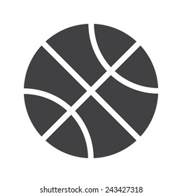 Basketball, modern flat icon