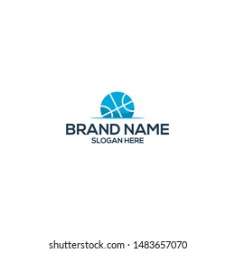basketball modern logo design vector