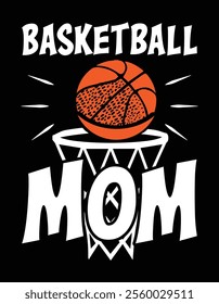 Basketball Mom Design Eps File.