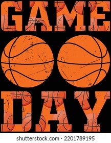 Basketball Mom Friday Night Game Day t-shirt design.