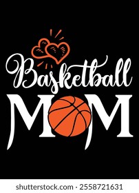 Basketball Mom Mother's Day Design.