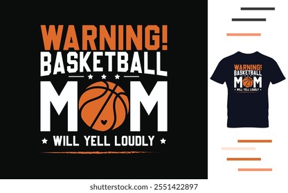 Basketball mom t shirt design