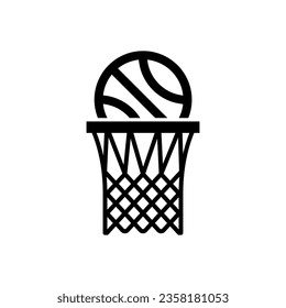 basketball net icon vector design templates 