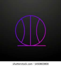 basketball nolan icon. Elements of school set. Simple icon for websites, web design, mobile app, info graphics