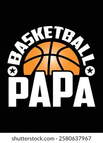 Basketball Papa Cutting Art Files