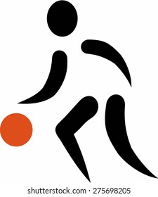 Basketball Pictogram Player