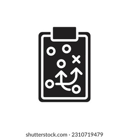 Basketball Plan Filled Icon Vector Illustration