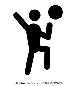 
Basketball Player in Action 
