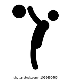
Basketball Player in Action 
