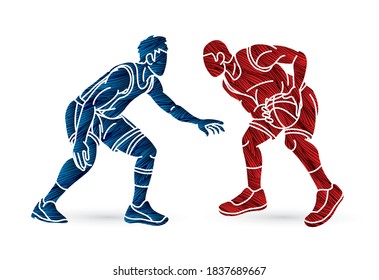 Basketball player action cartoon sport graphic vector.