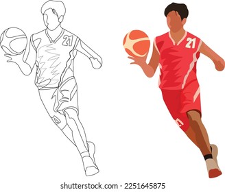 Baloncesto en acción -