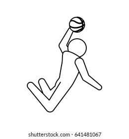 Basketball player athlete