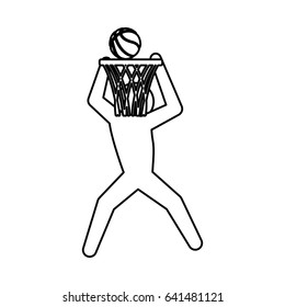 Basketball player athlete