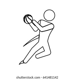 Basketball player athlete