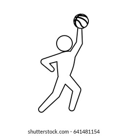 Basketball player athlete
