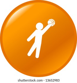 basketball player button